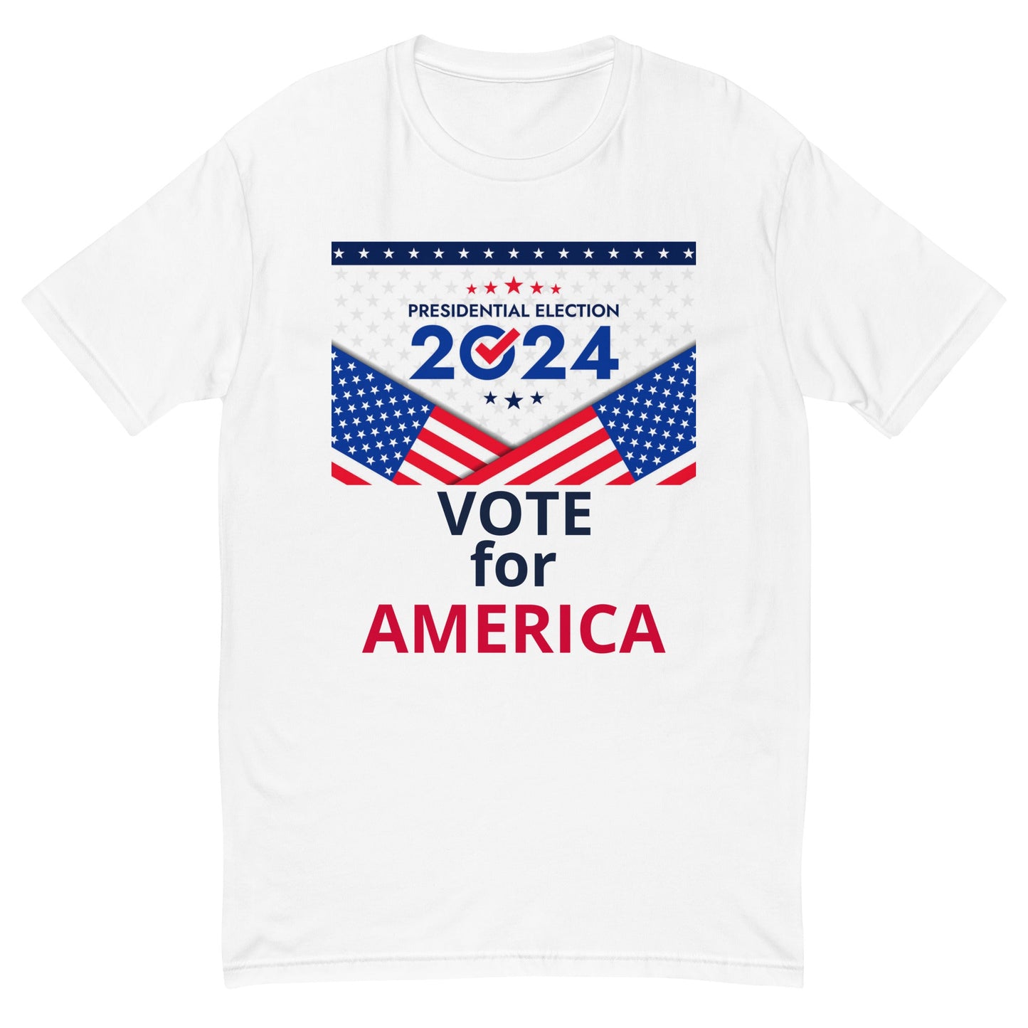 Unisex Crisp white 2024 vote for america tshirt