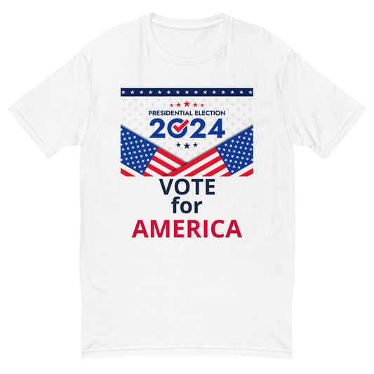 Unisex Crisp white 2024 vote for america tshirt