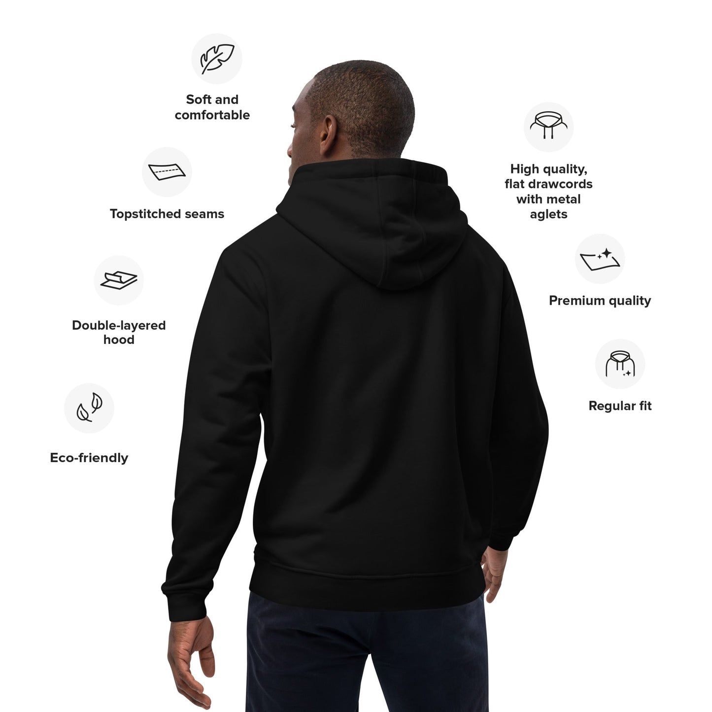Christmas Premium eco hoodie - Rex-Tree Christmas Design