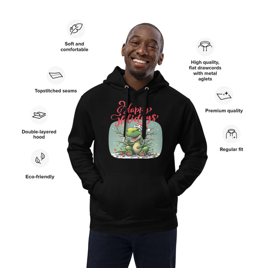 Christmas Premium eco hoodie - Rex-Tree Christmas Design