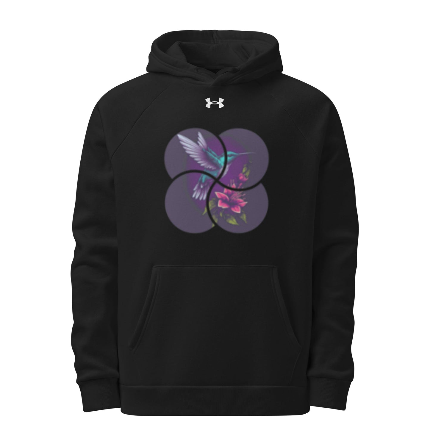 Under Armour® hoodie hummingbird in circles design