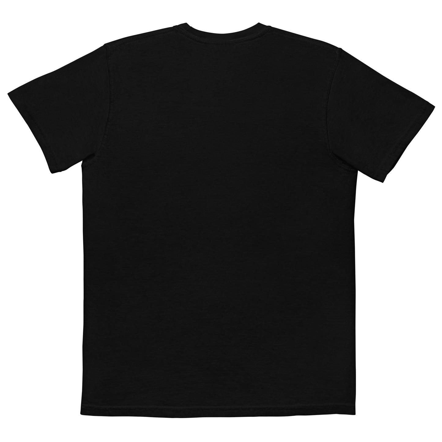 Unisex garment-dyed pocket t-shirt with Forgotten CZ Veterans on pocket design