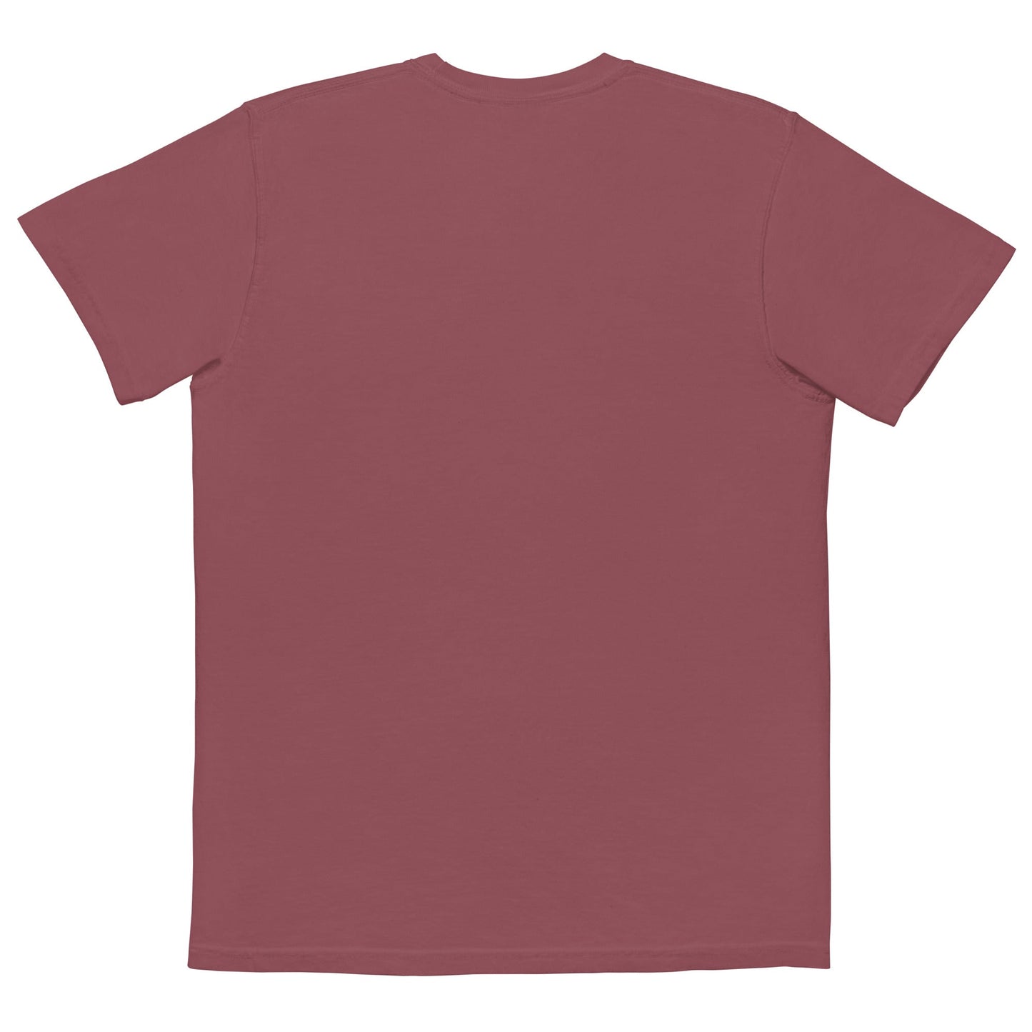Unisex garment-dyed pocket t-shirt with Forgotten CZ Veterans on pocket design