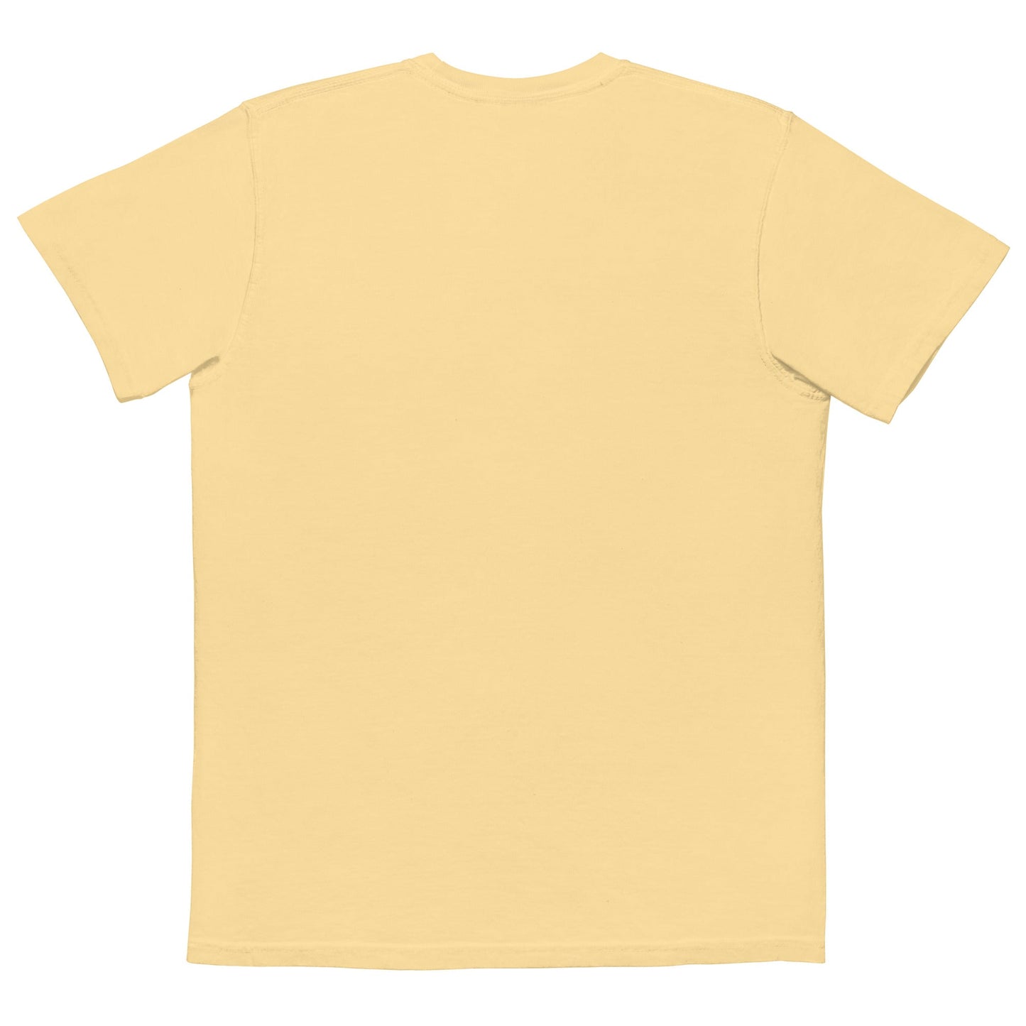Unisex garment-dyed pocket t-shirt with Forgotten CZ Veterans on pocket design