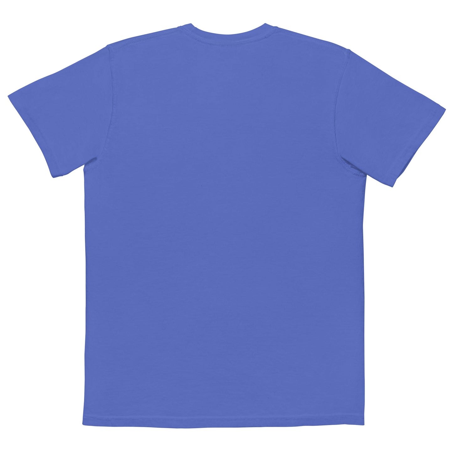 Unisex garment-dyed pocket t-shirt with Forgotten CZ Veterans on pocket design