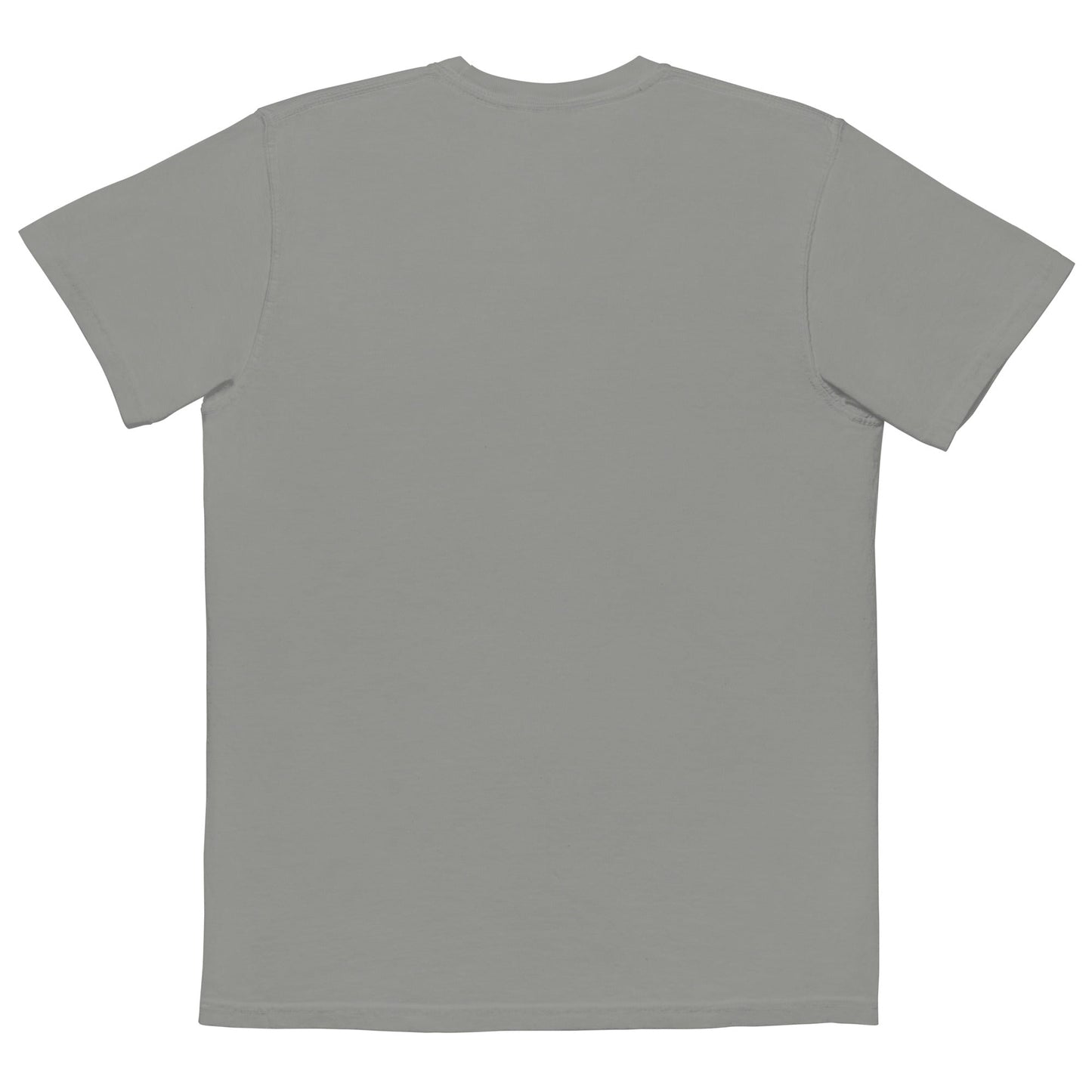 Unisex garment-dyed pocket t-shirt with Forgotten CZ Veterans on pocket design