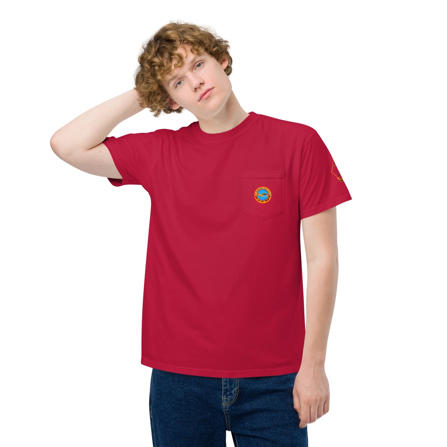 Howard AFB Unisex garment-dyed pocket t-shirt