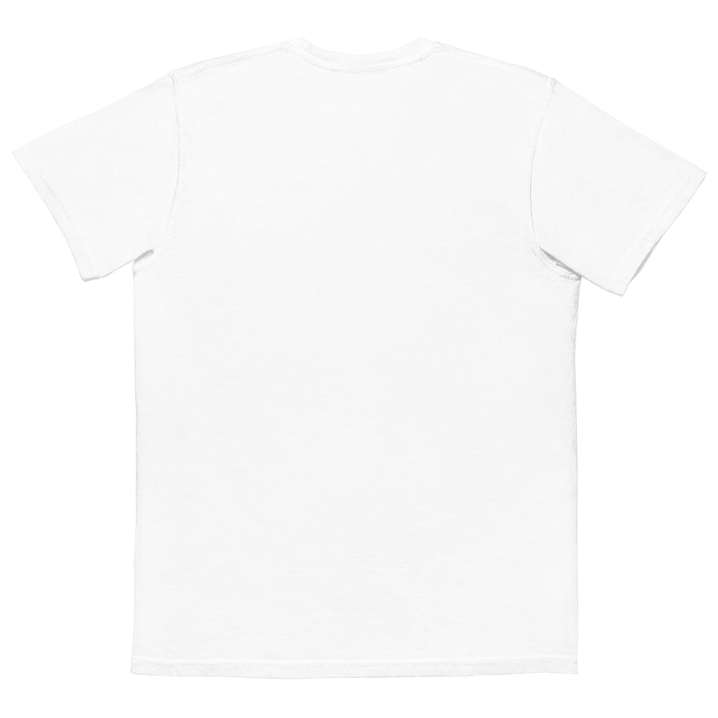 Unisex garment-dyed pocket t-shirt with Forgotten CZ Veterans on pocket design