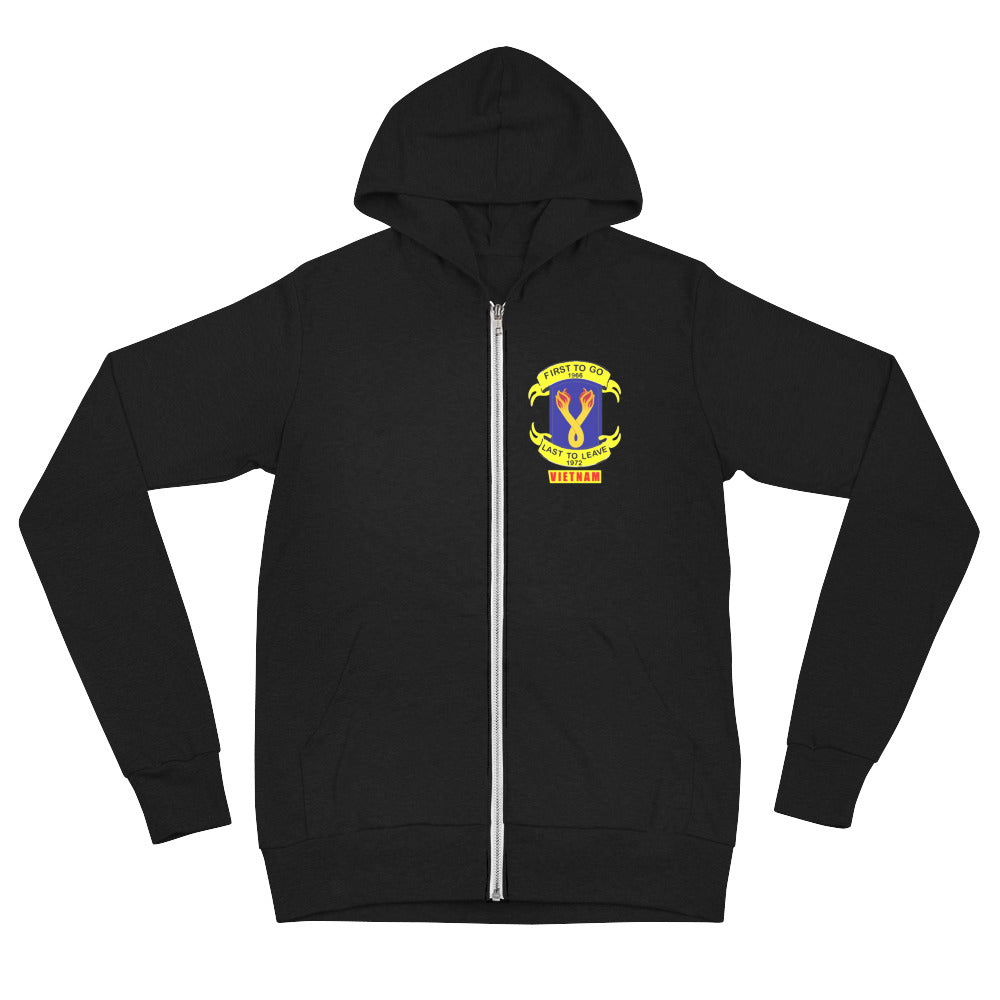 Unisex zip hoodie