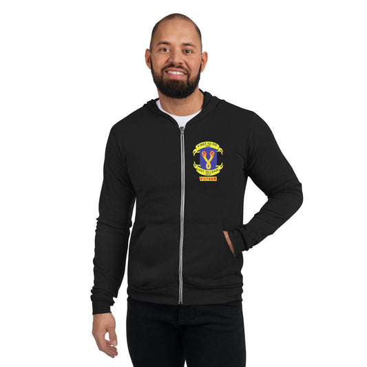 Unisex zip hoodie