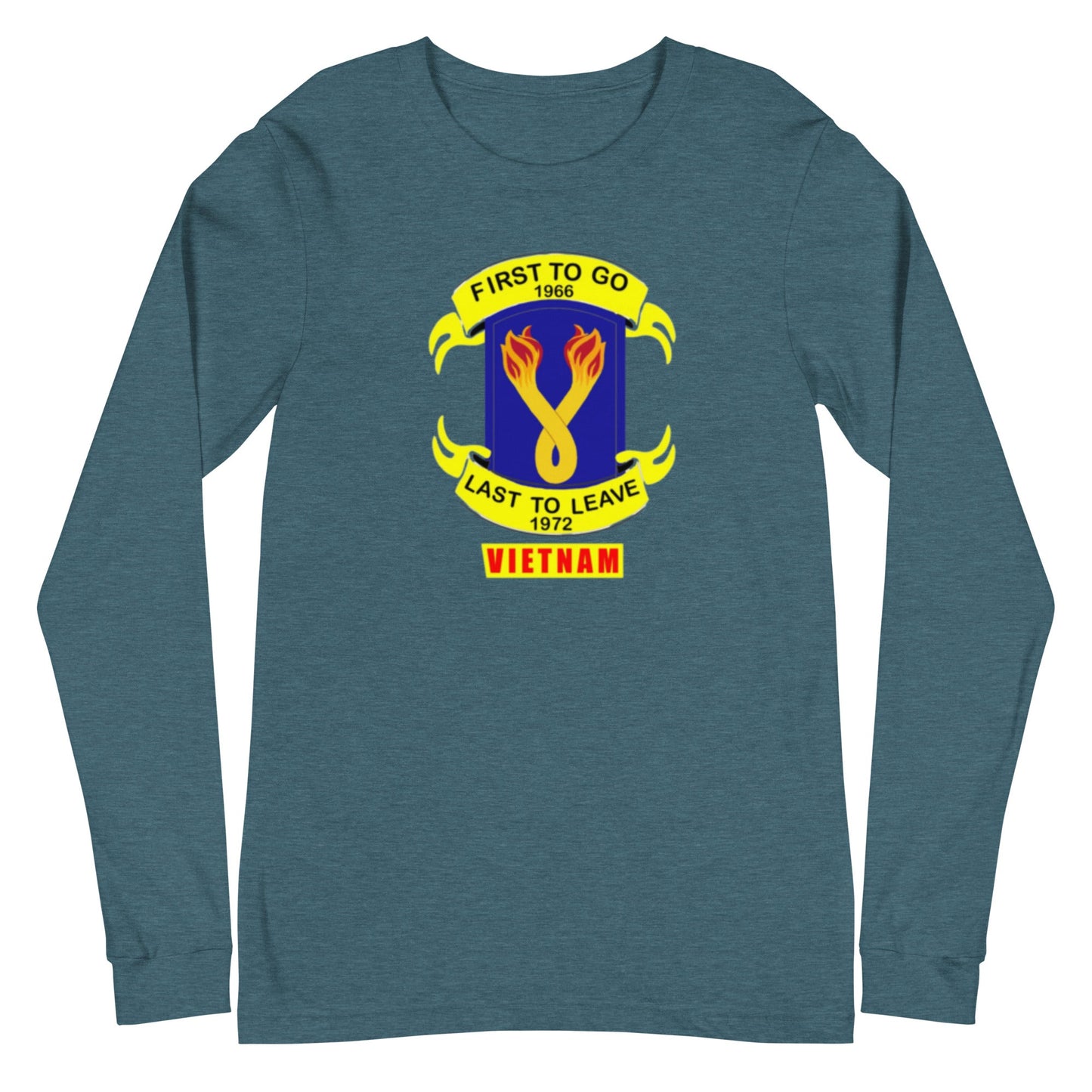 Vietnam Burning Ropes Design Unisex Long Sleeve Tee