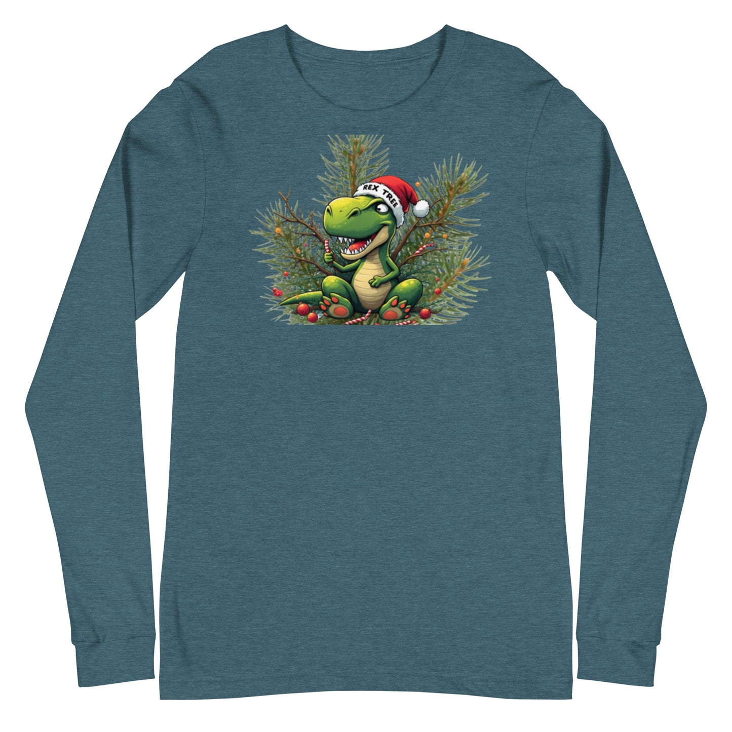 Christmas Unisex Long Sleeve Tee - REX Tree design