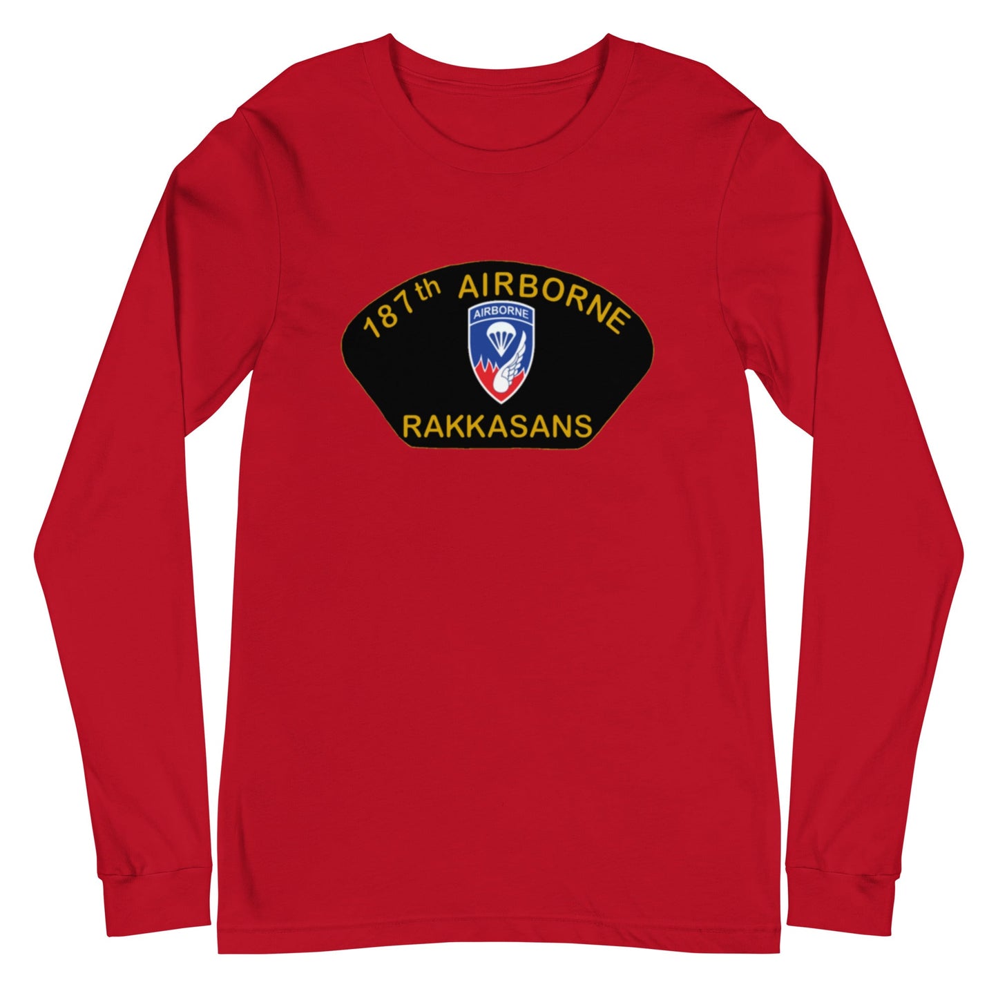 187th Airborne RAKKASANS Unisex Long Sleeve Tee
