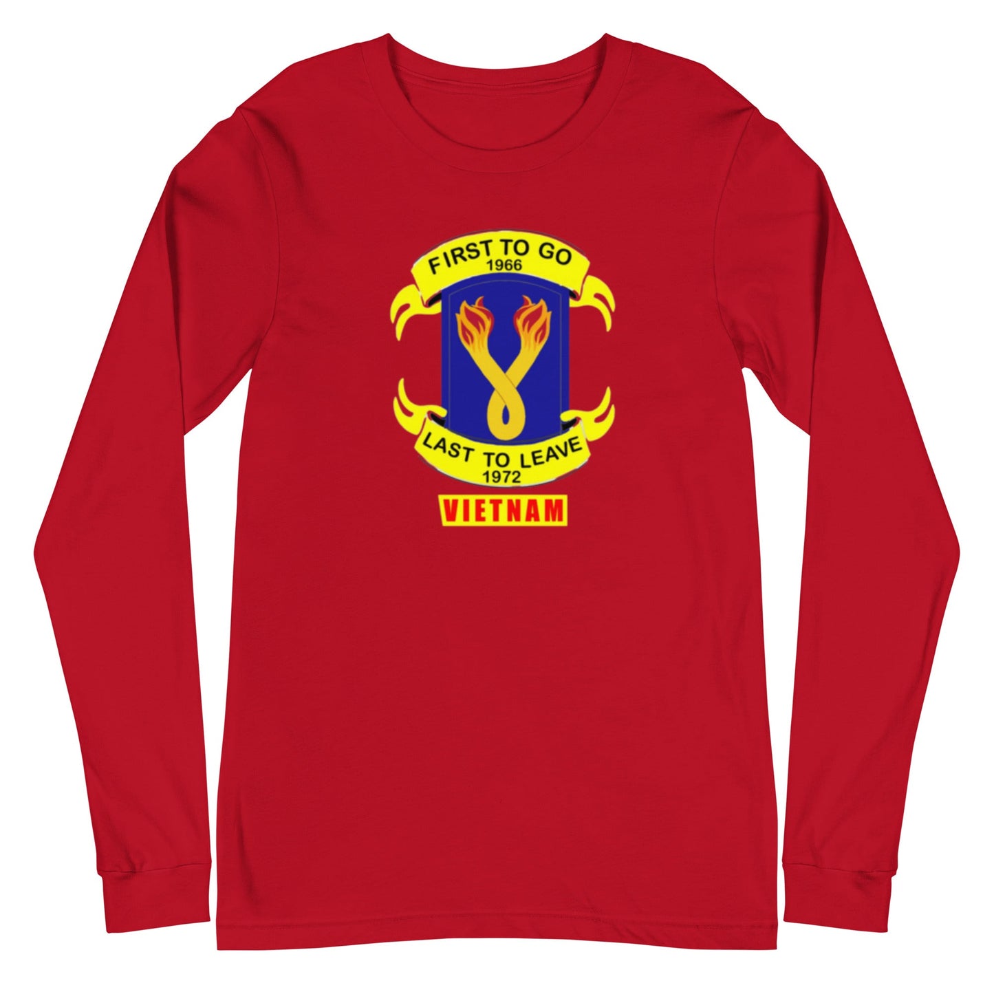 Vietnam Burning Ropes Design Unisex Long Sleeve Tee