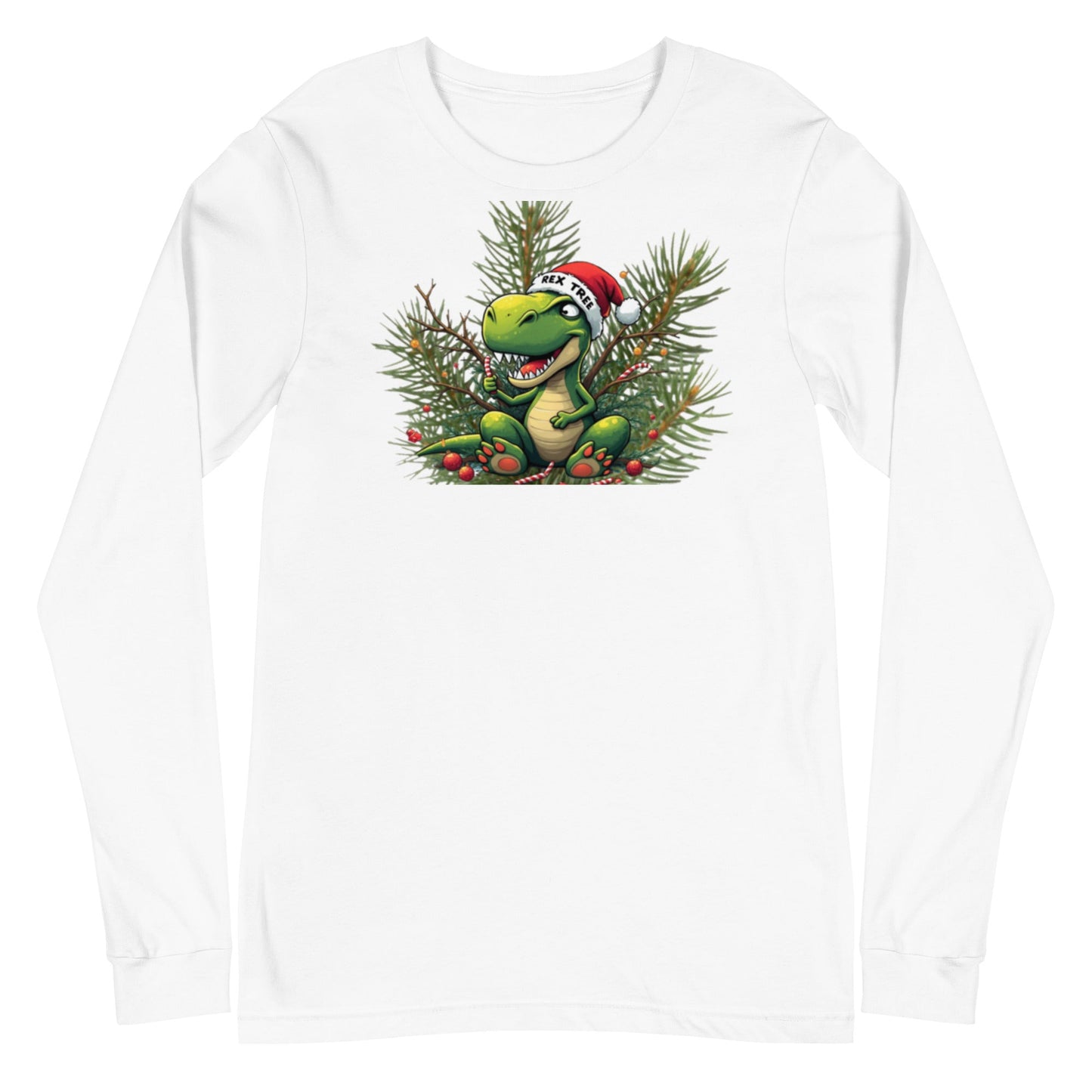 Christmas Unisex Long Sleeve Tee - REX Tree design