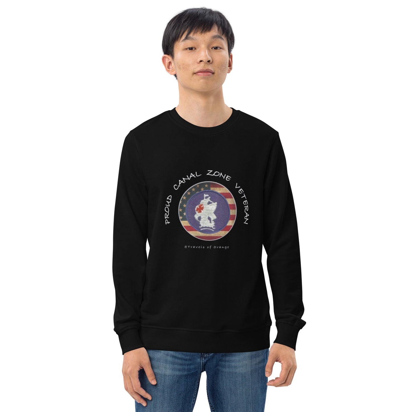 Panama Canal Zone - Proud Canal Zone Veteran Raglan Sweatshirt - Unisex shirt for both men or women
