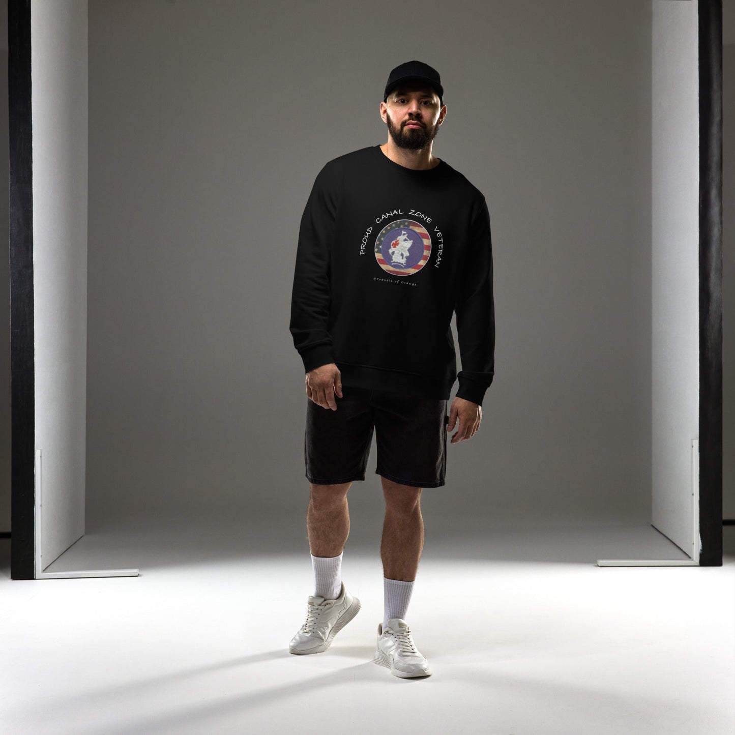 Panama Canal Zone - Proud Canal Zone Veteran Raglan Sweatshirt - Unisex shirt for both men or women