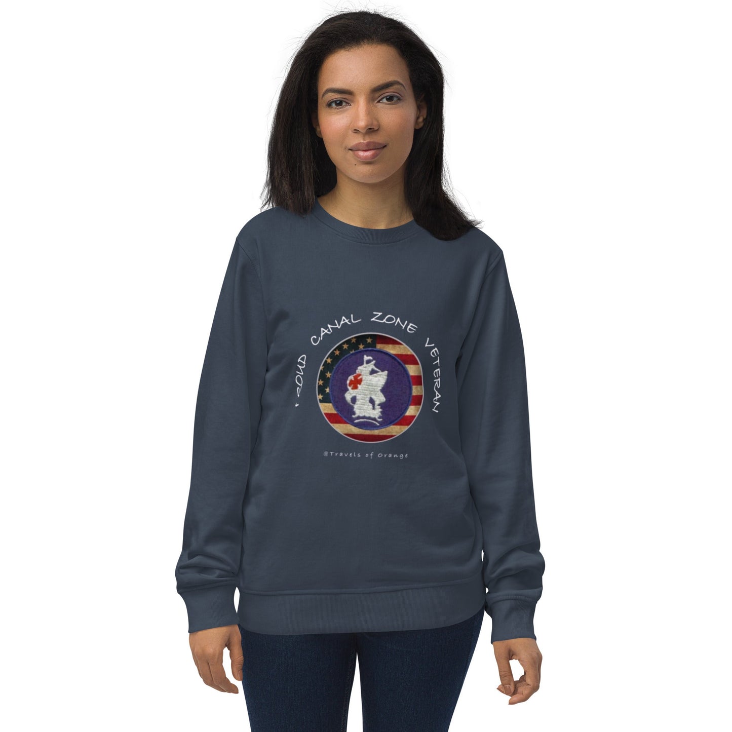 Panama Canal Zone - Proud Canal Zone Veteran Raglan Sweatshirt - Unisex shirt for both men or women
