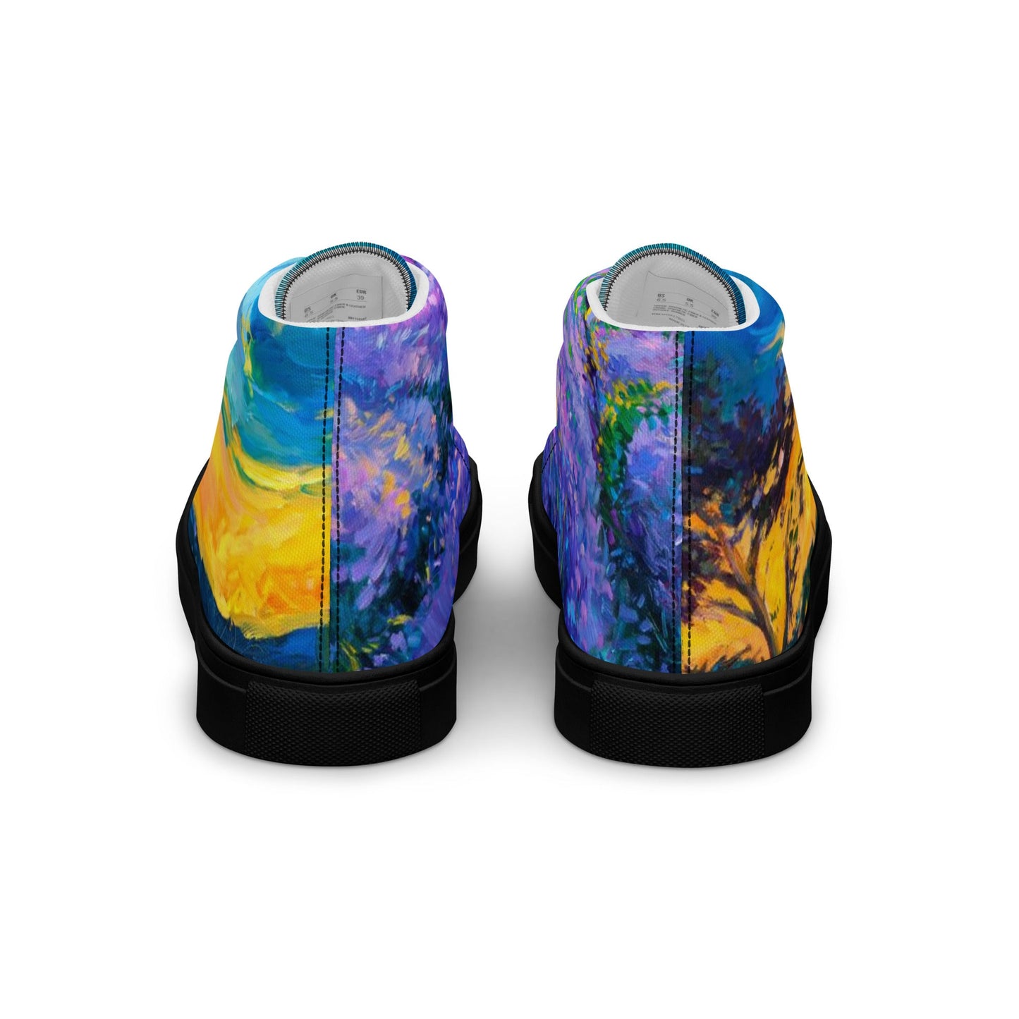 Women’s high top canvas shoes