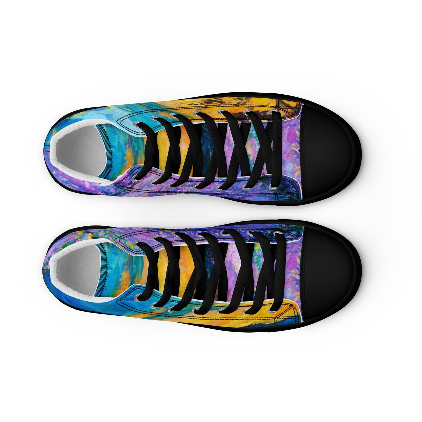 Women’s high top canvas shoes