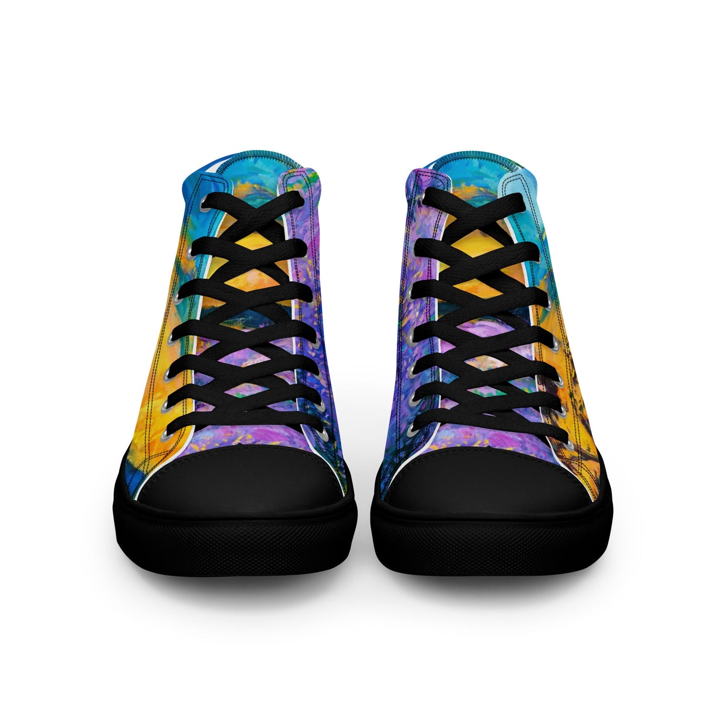 Women’s high top canvas shoes