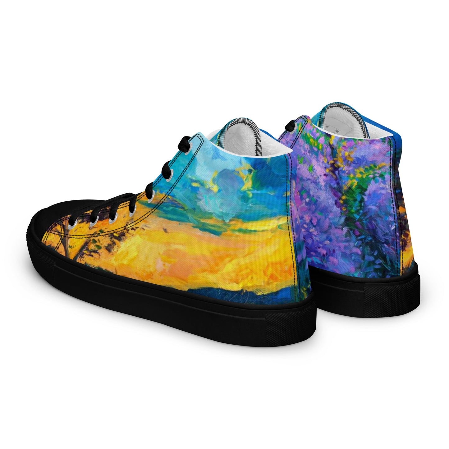 Women’s high top canvas shoes