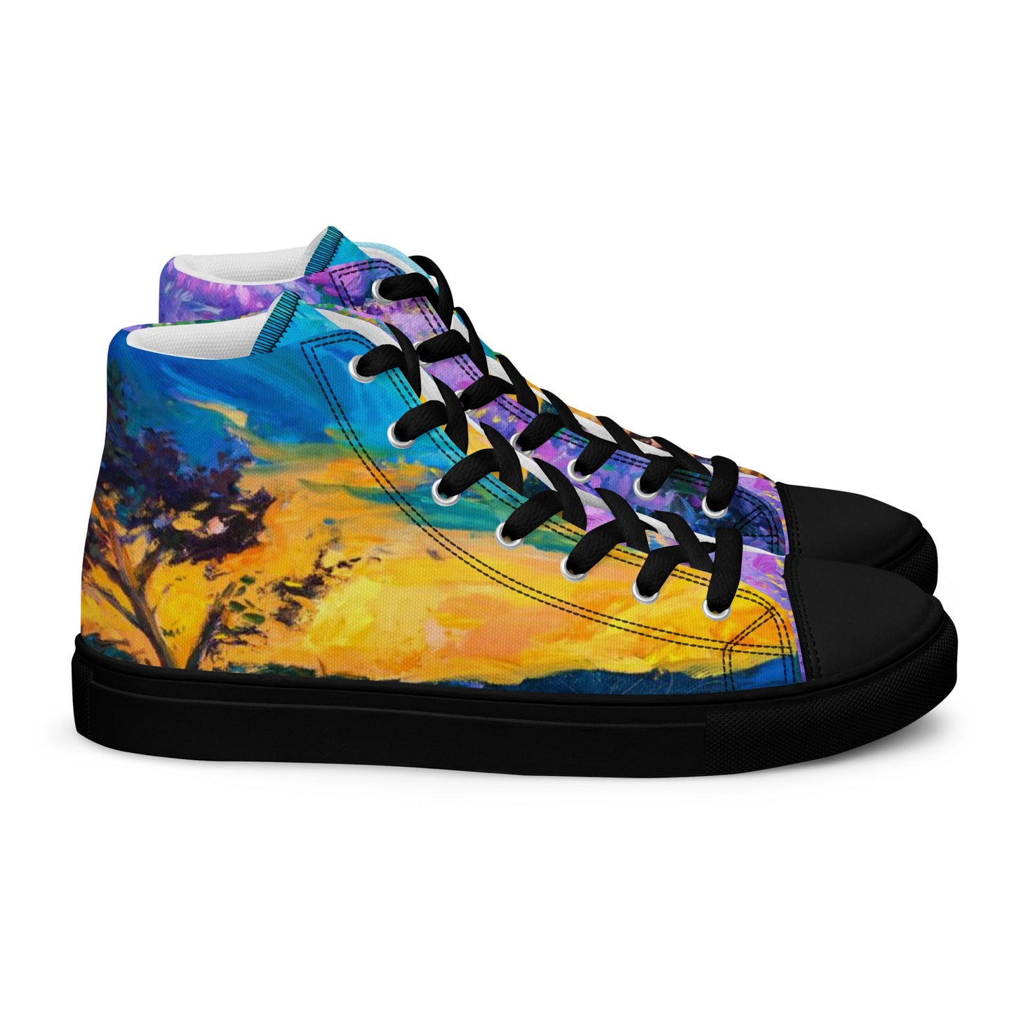 Women’s high top canvas shoes