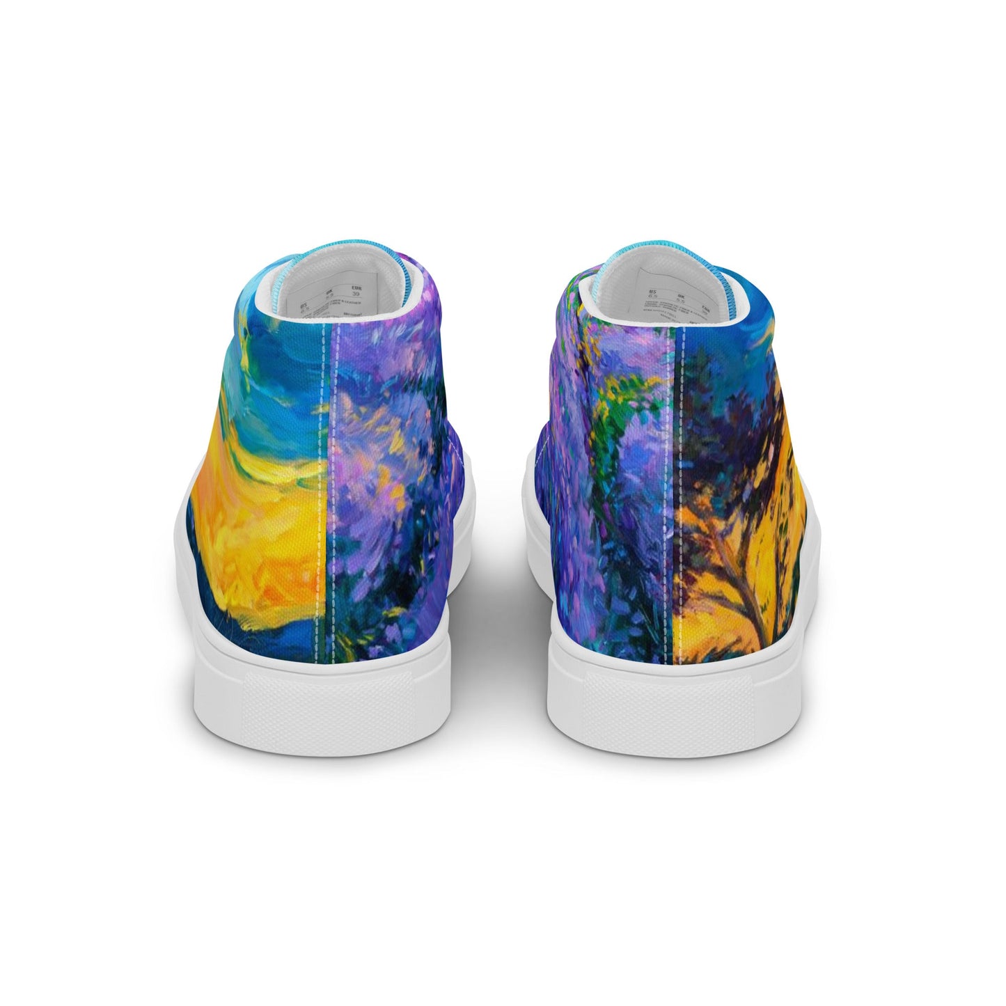 Women’s high top canvas shoes