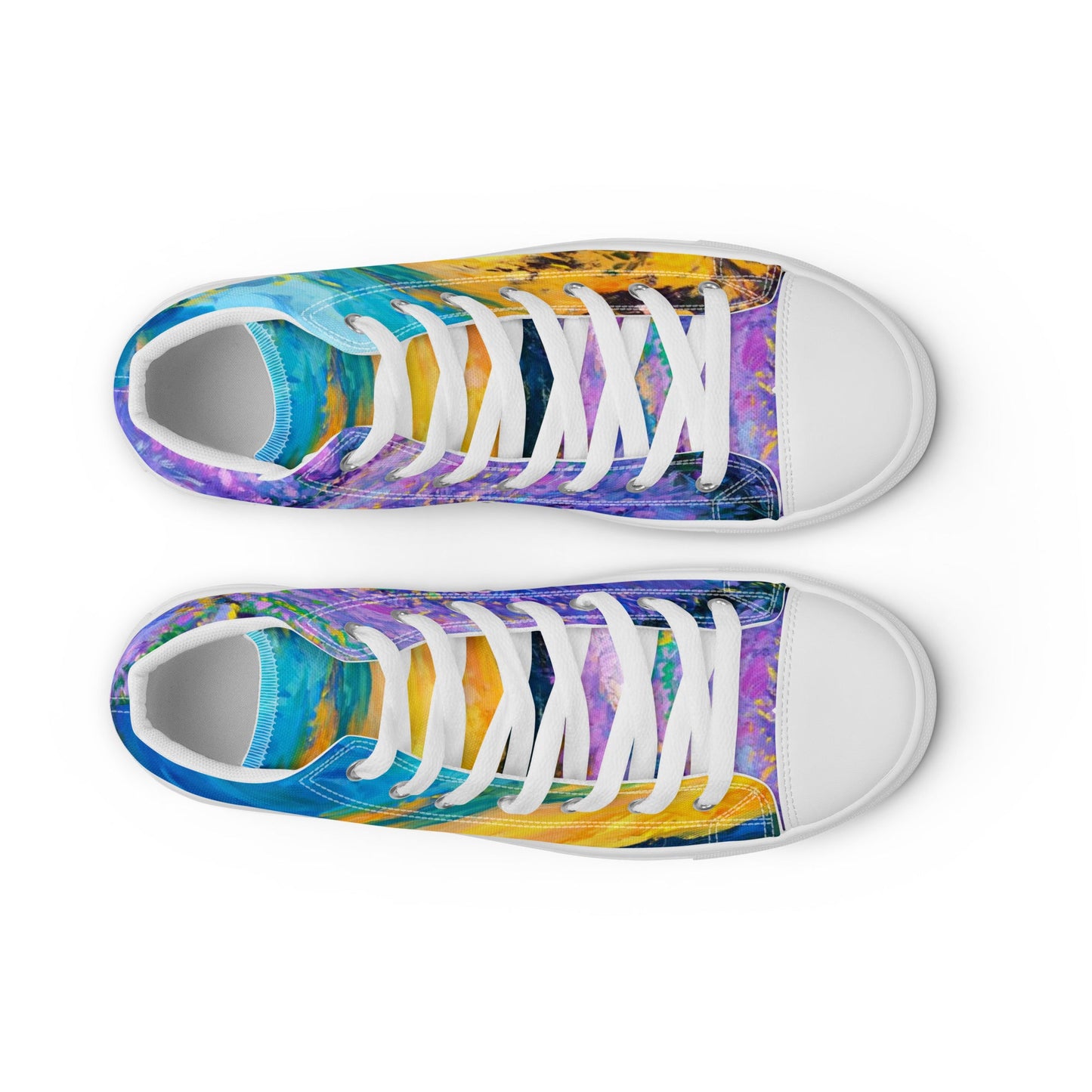 Women’s high top canvas shoes