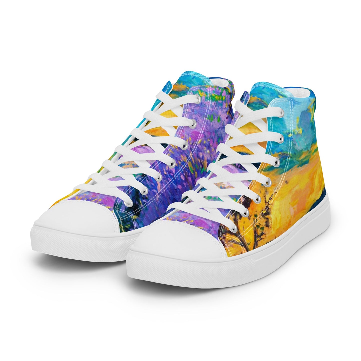Women’s high top canvas shoes