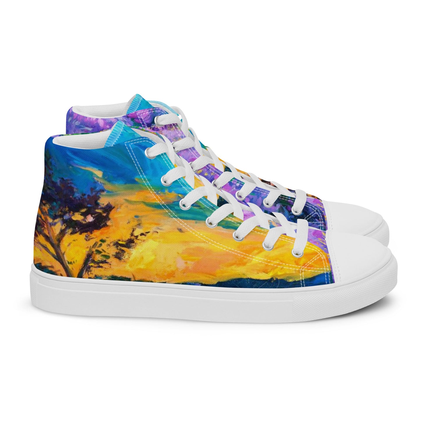 Women’s high top canvas shoes