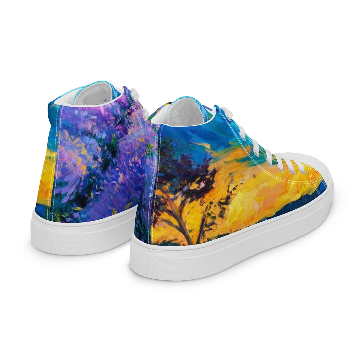 Women’s high top canvas shoes