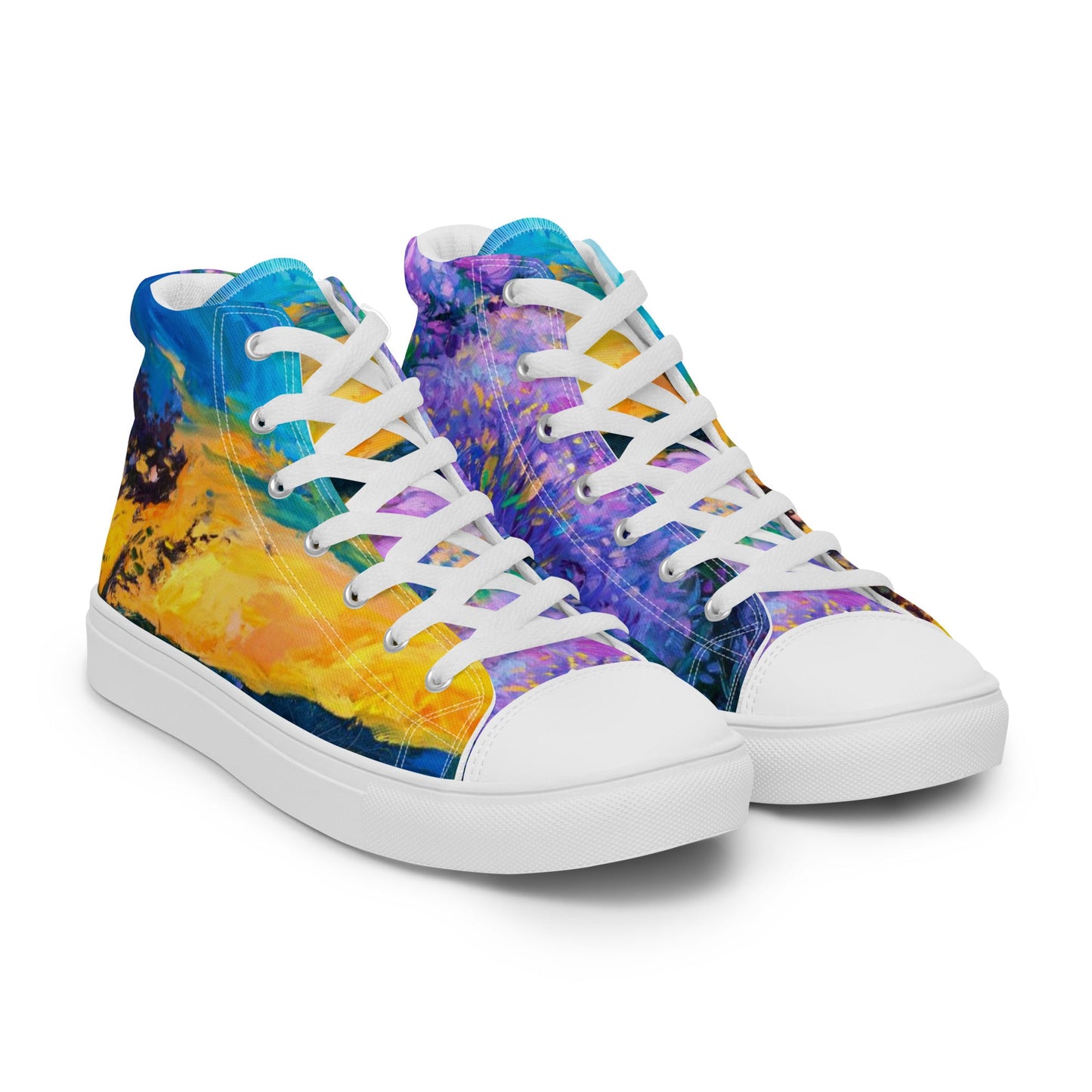 Women’s high top canvas shoes
