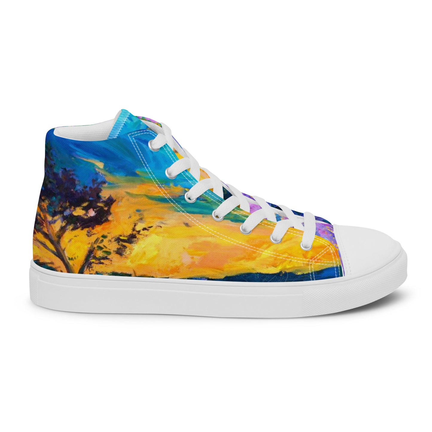 Women’s high top canvas shoes