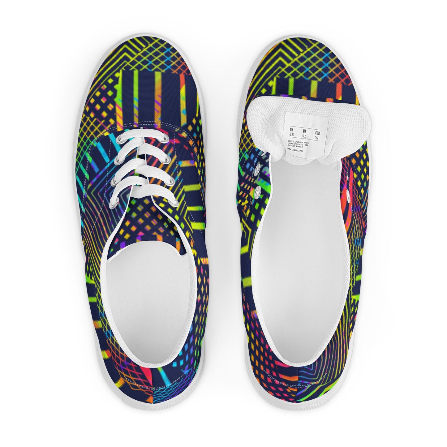 Women’s lace-up canvas shoes