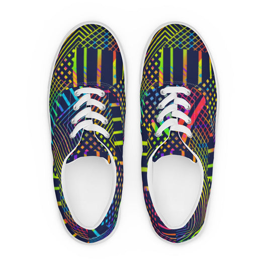 Women’s lace-up canvas shoes