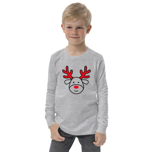 Reindeer Youth long sleeve tee